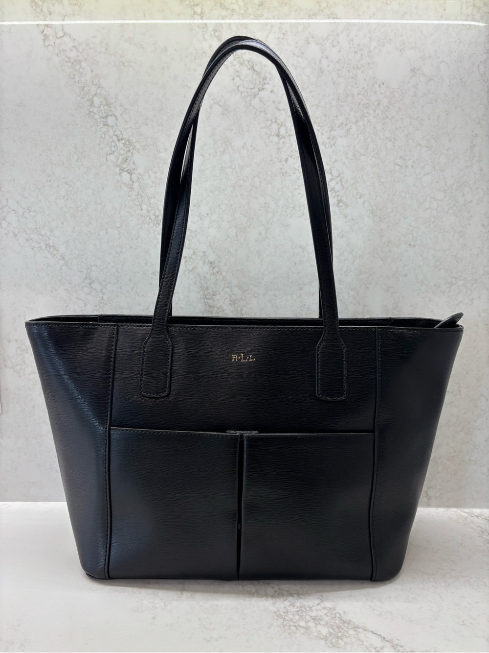 Lauren Ralph Lauren Newbury Pocket Shopper Tote